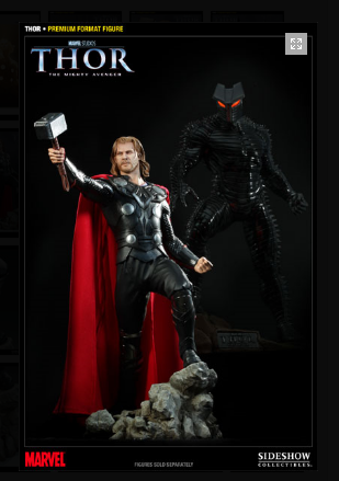 Thor, la statua di Chris Hemsworth